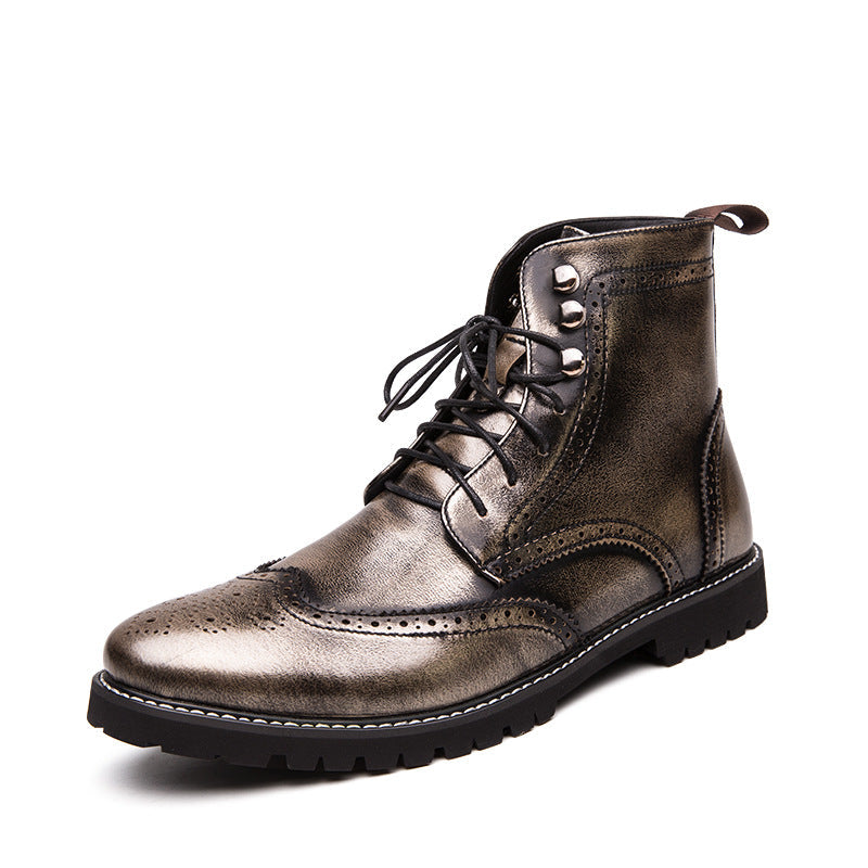 Men's And Women's Fashion High-top British Style Martin Boots