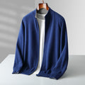 Autumn And Winter Double-sided Thickened Zipper Wool Cardigan coat
