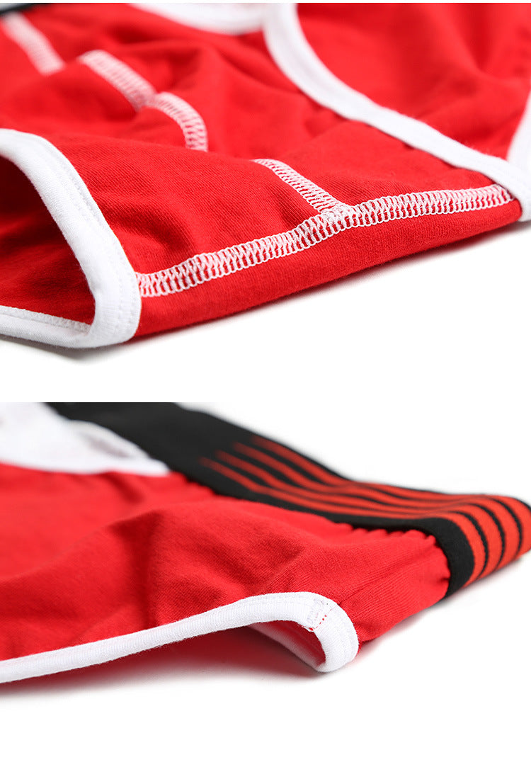 Men's Underwear Wholesale Sports Color Matching Mesh Breathable Comfortable Men's Briefs 1278