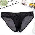 Men's Transparent Ultra-thin Ice Silk Quick-drying Briefs