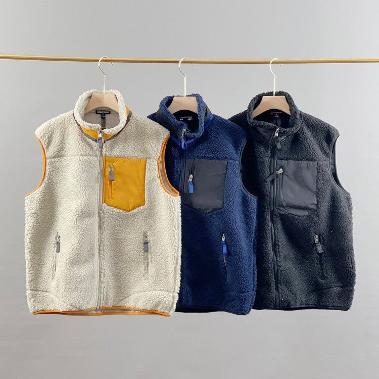 Men's And Women's Fleece Casual Loose Jacket Sports Vest