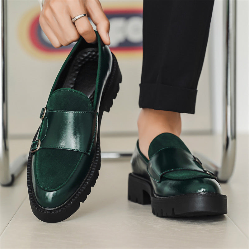 Slip-on Men's Thick Bottom Heighten Casual Shoes