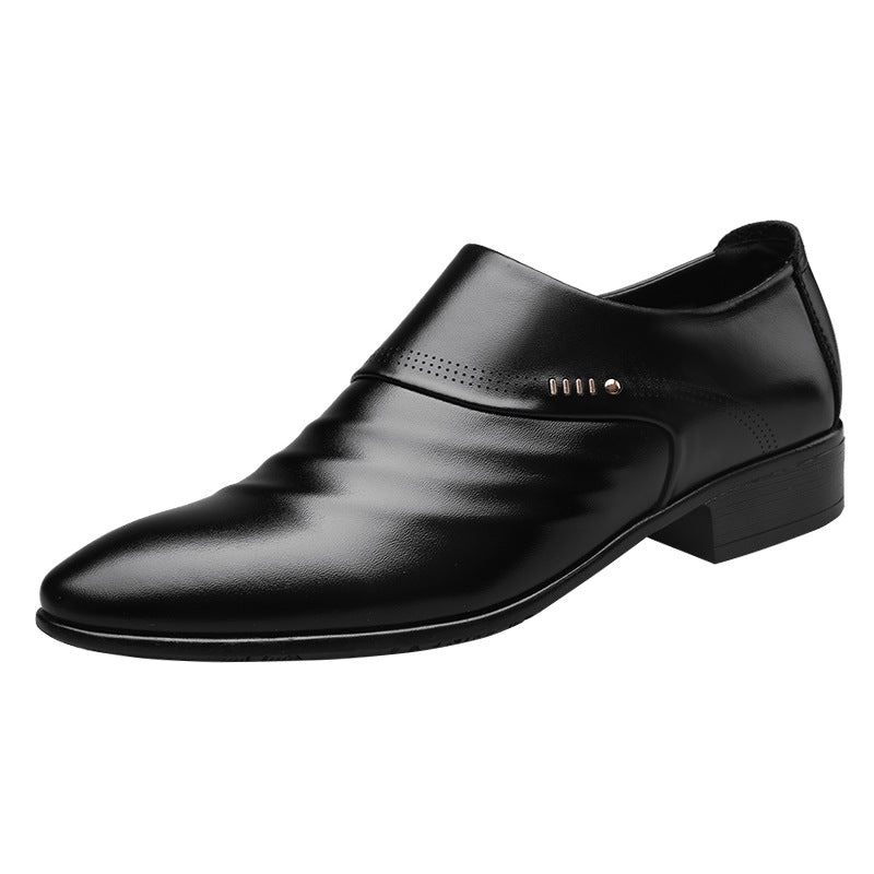 Casual Pointed Toe Leather Shoes Men