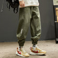 Men's Loose Harem Cropped Leisure Cargo Pants