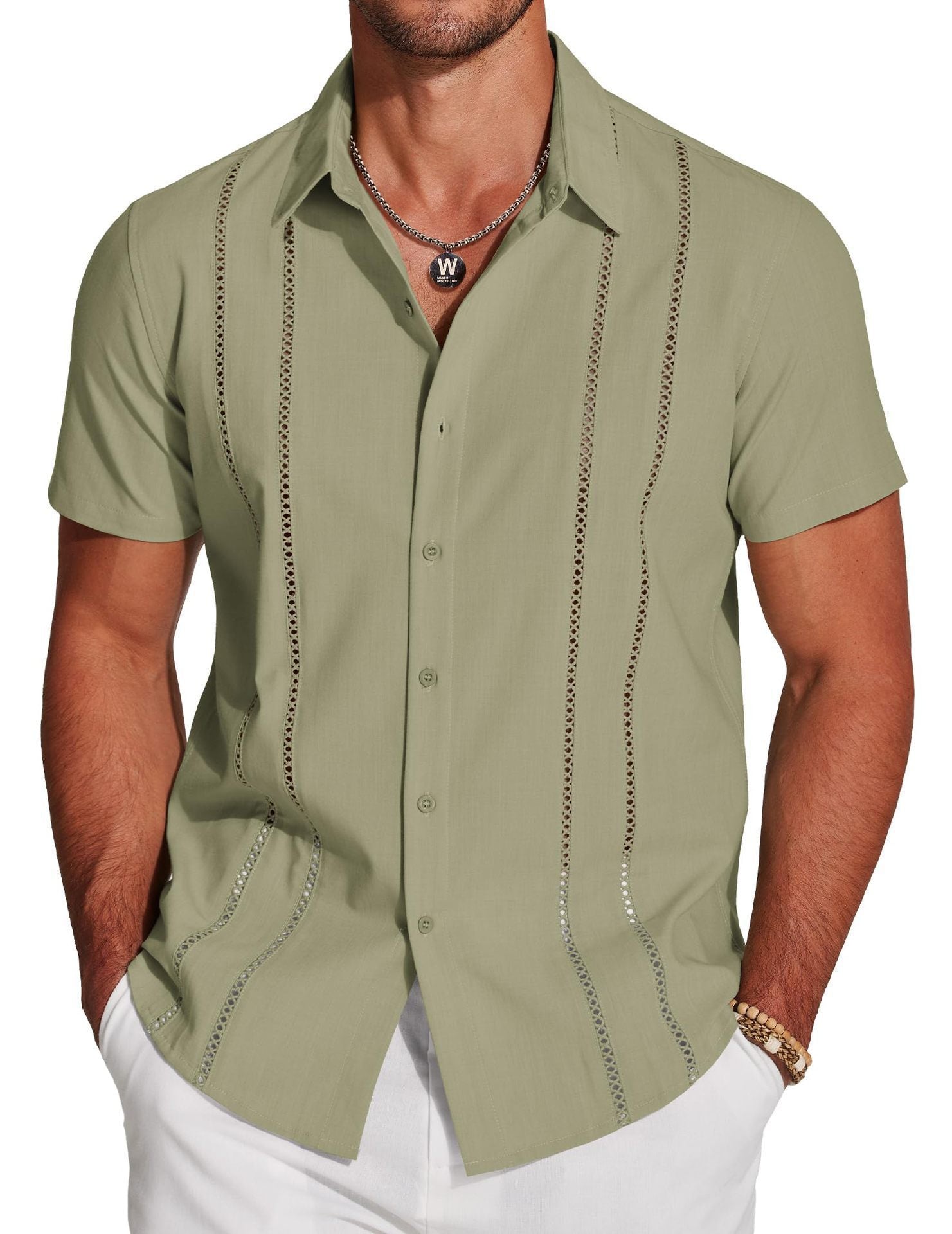 Men's Shirt Hawaiian Short Sleeve Shirt 3D Digital Print Holiday Printing