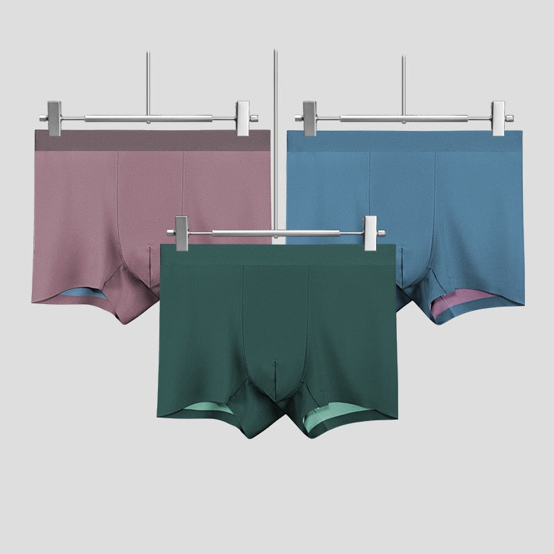Men's Underwear Modal Double-sided Seamless Boxers