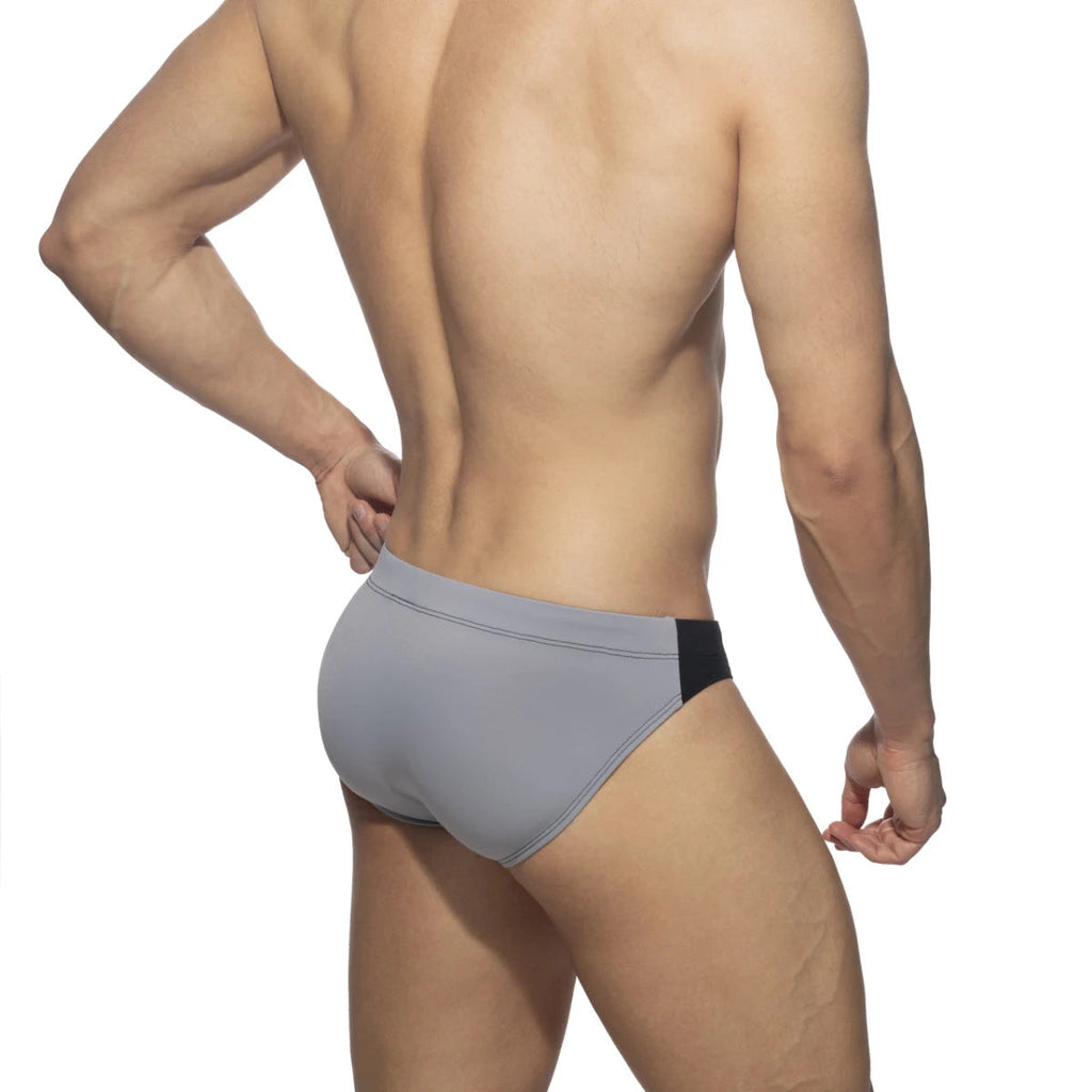 Men's Low Waist Color Matching Briefs