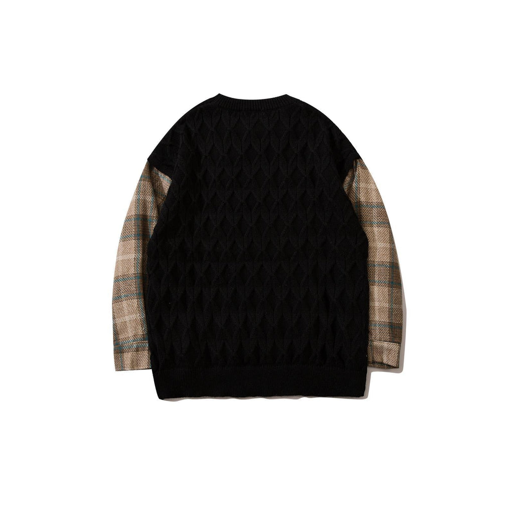 couple's knitted sweater