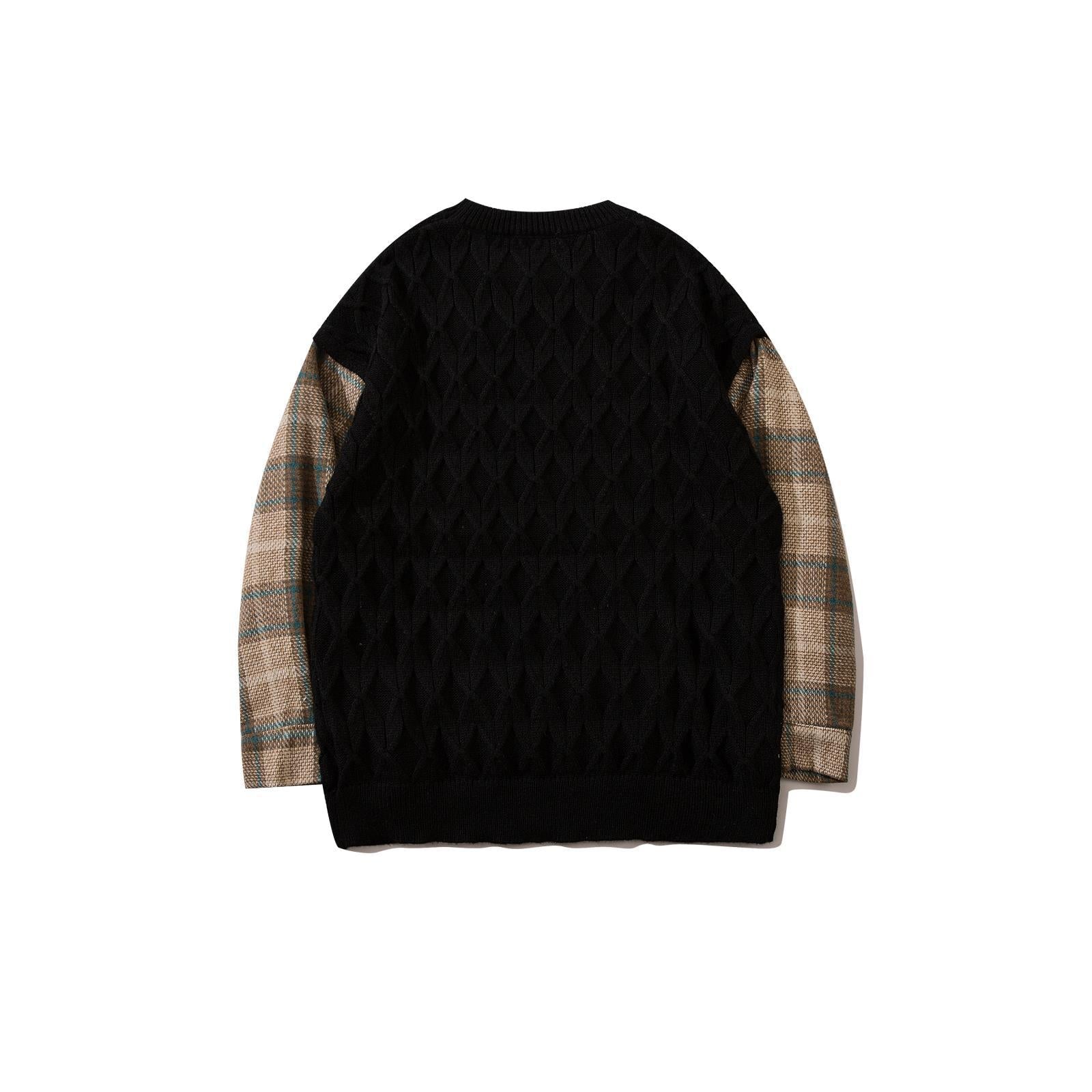 couple's knitted sweater