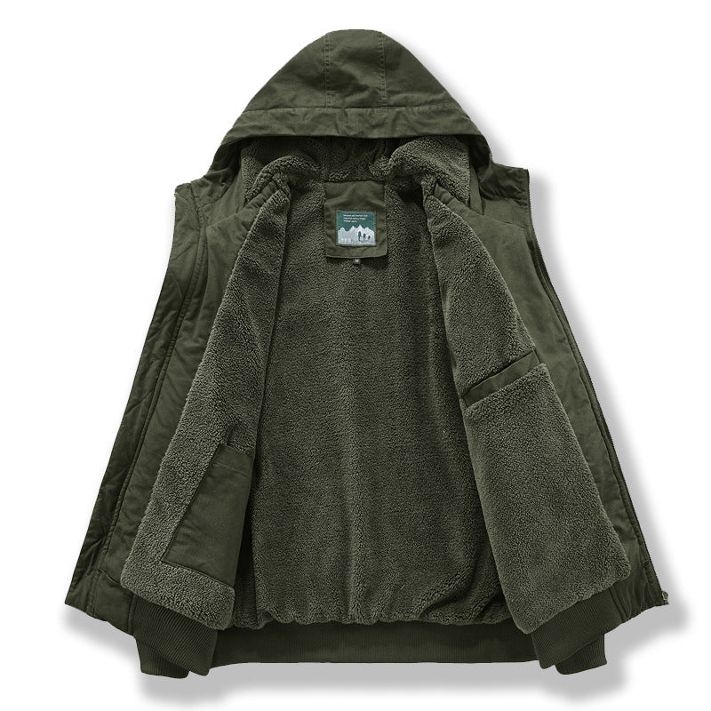 Cashmere Winter Coat For Men Padded Jacket