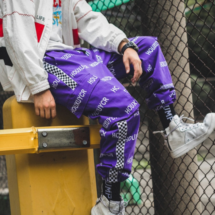 Letter Print Men's Growth Fashion And Comfort Pants