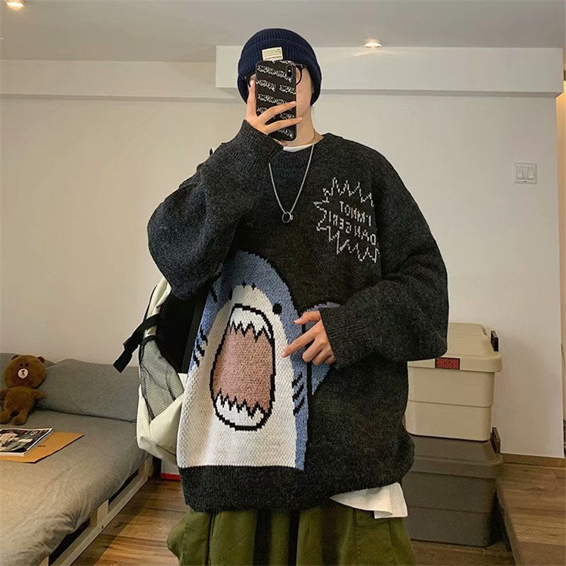 Autumn And Winter Thick Loose Personality Base Sweater