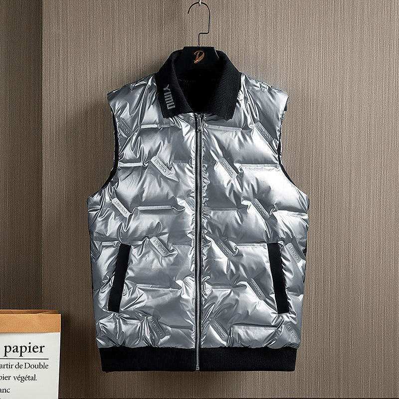 Coat Thickened Men's White Duck Down And Down