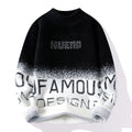 Men's Half Turtleneck With Fleece Thickened Sweater
