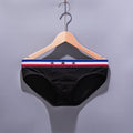Men's Combed Cotton U Convex Double Layer Low Waist Comfort Briefs