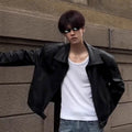 Leather Casual Baseball Uniform Motorcycle Jacket