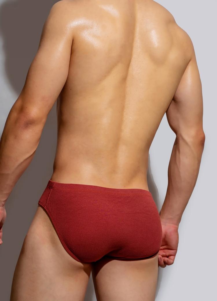 Simple Metal Label Briefs Men's Underwear