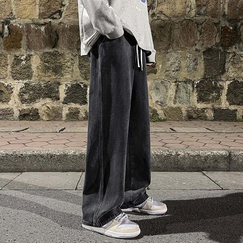 Loose Casual Pants Plus Size Straight Jeans