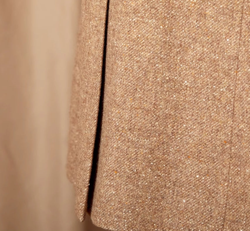 Color Dots Mid-length trench Coat