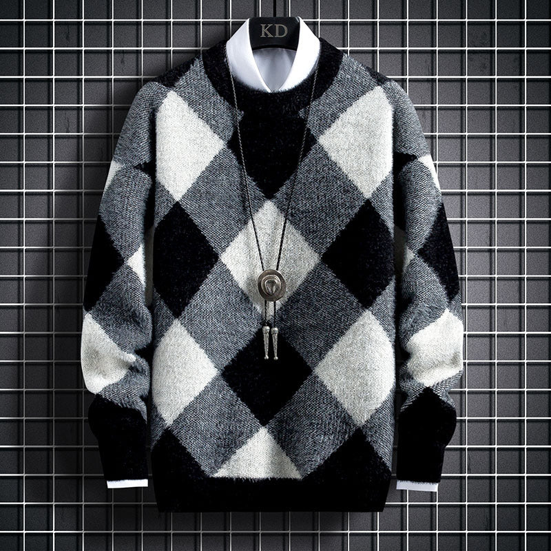 Thickened Autumn And Winter Junior High School Students Half High Collar Bottoming Sweater