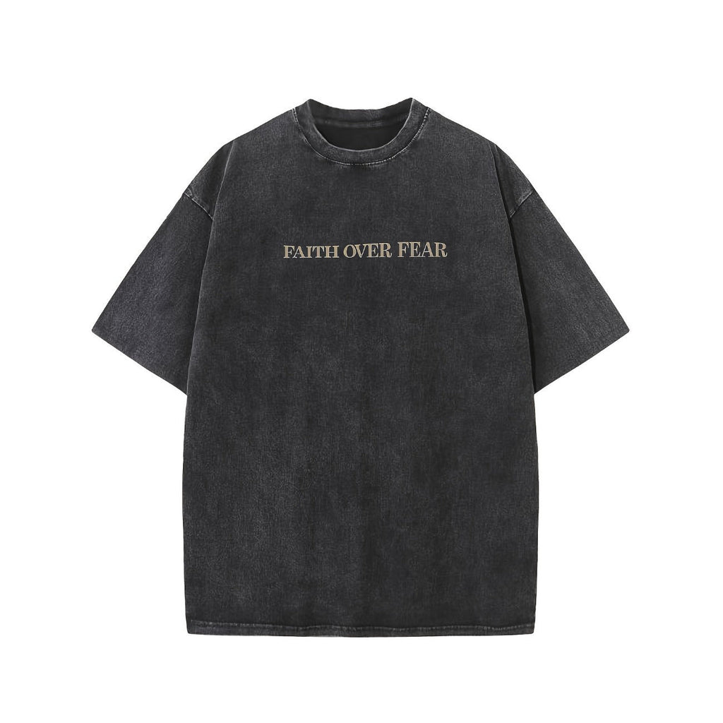 Faith Is Better Than Fear Men And Women Batik Retro Trendy T-shirt