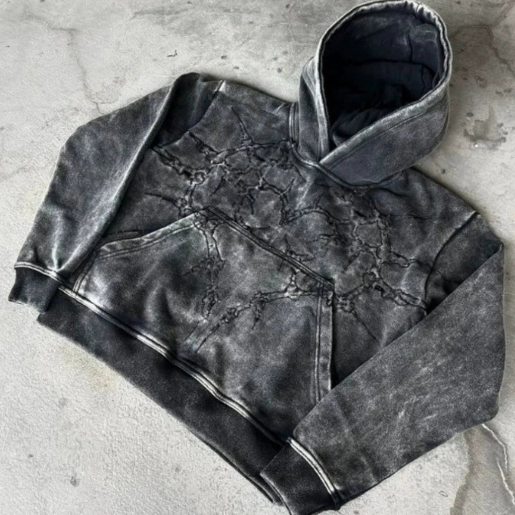 Casual Letter Print Men's Hoodie