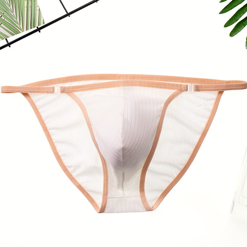 Men's Thin Quick-drying Activity Buckle Hollow Triangle Underwear Youth Skin-friendly