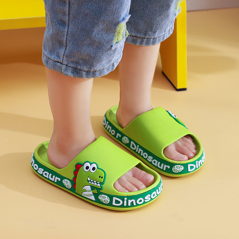 Children's Slippers Children's Shoes Cartoon Dinosaur Slippers