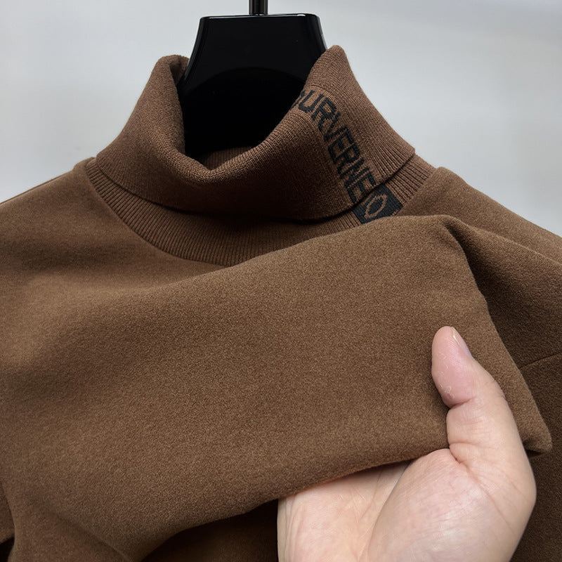 Double-sided Dralon High Lapel Underwear Blouse Autumn And Winter