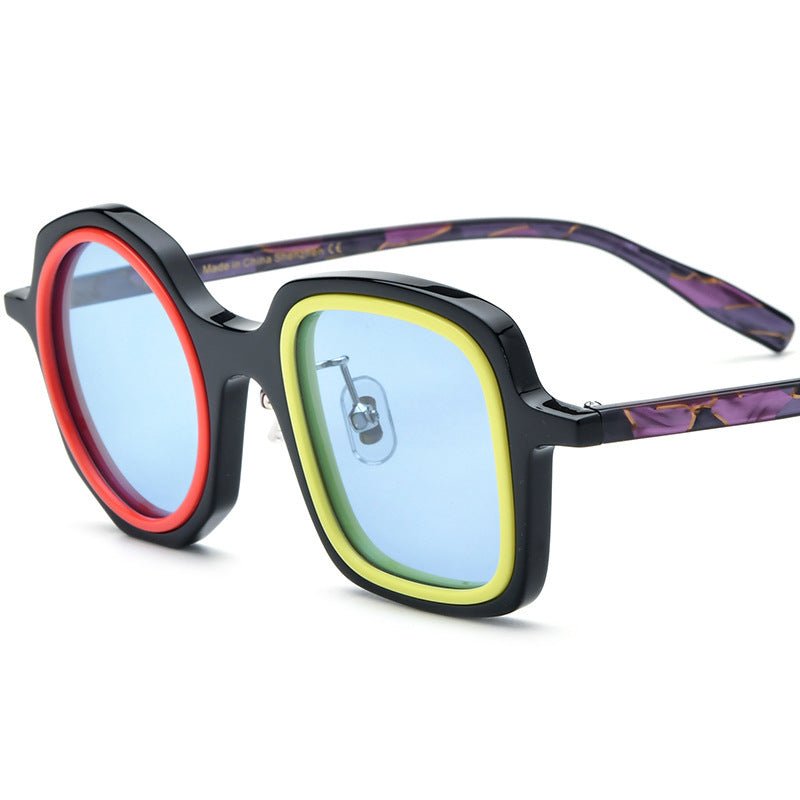 Casual Fashion Women's Board Irregular Sunglasses
