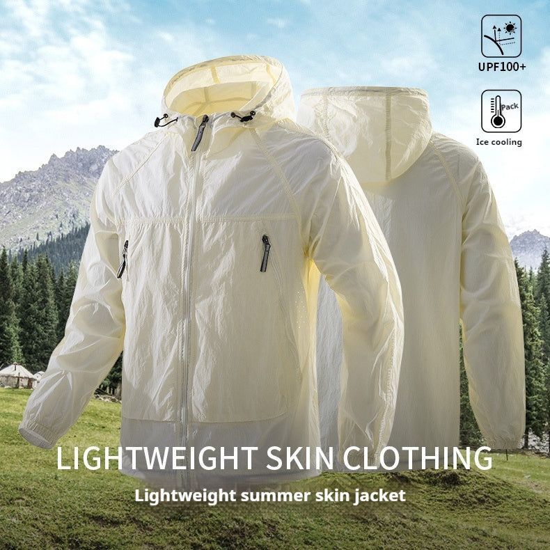 Thin Hood Sun Protection Clothing Outdoor Casual Sports Jacket