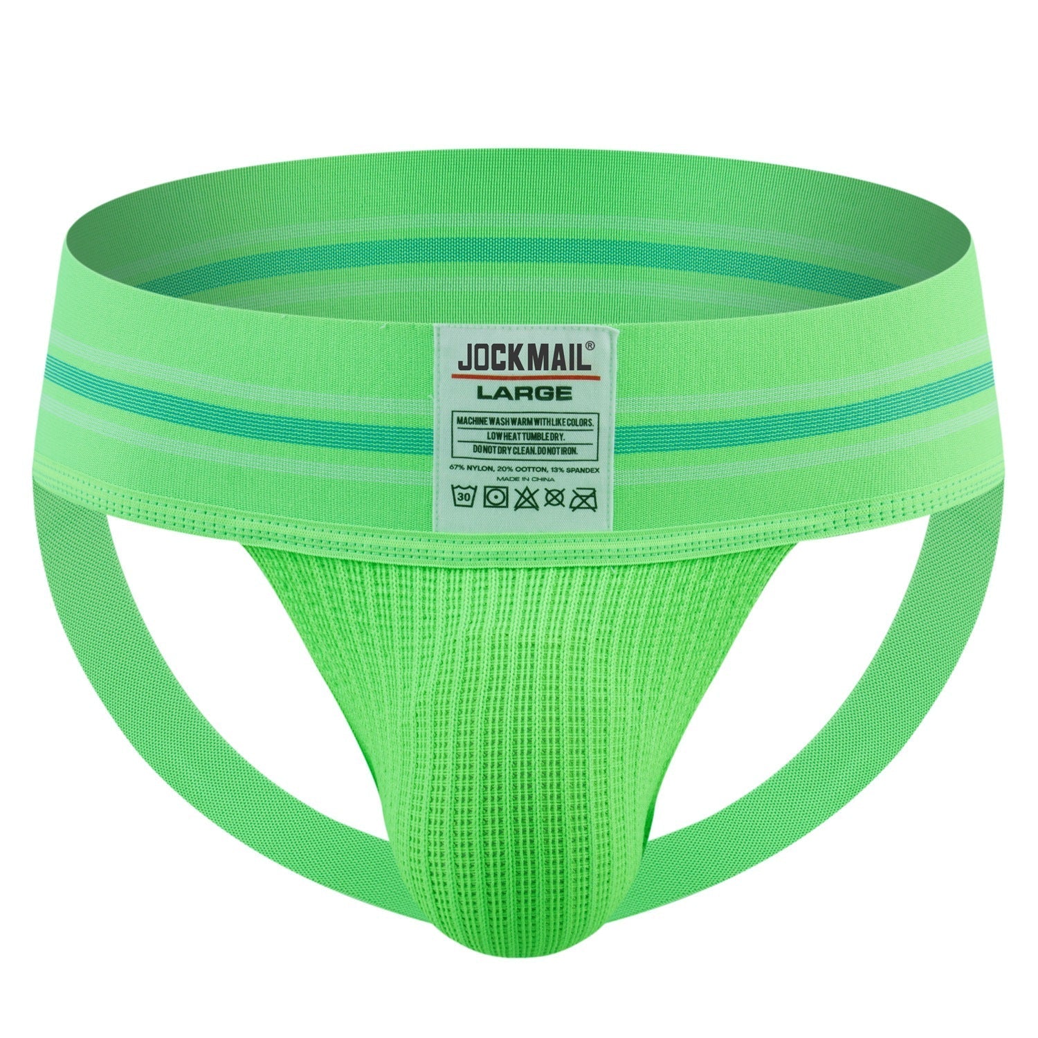 Men's T-back Wide Belt Breathable Rainbow