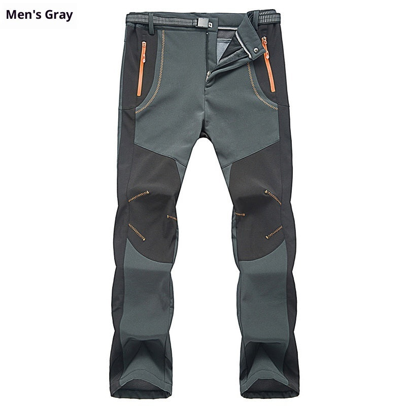 Warm And Breathable Fleece Padded Hiking Pants