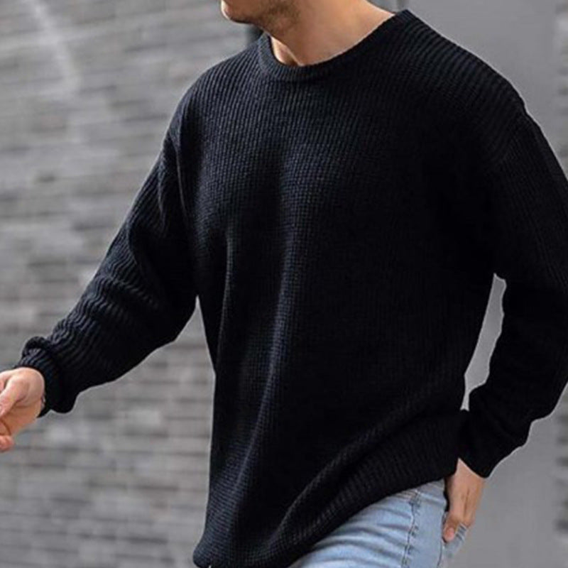 Sweater Men's Autumn And Winter New Fashion Knitted Top