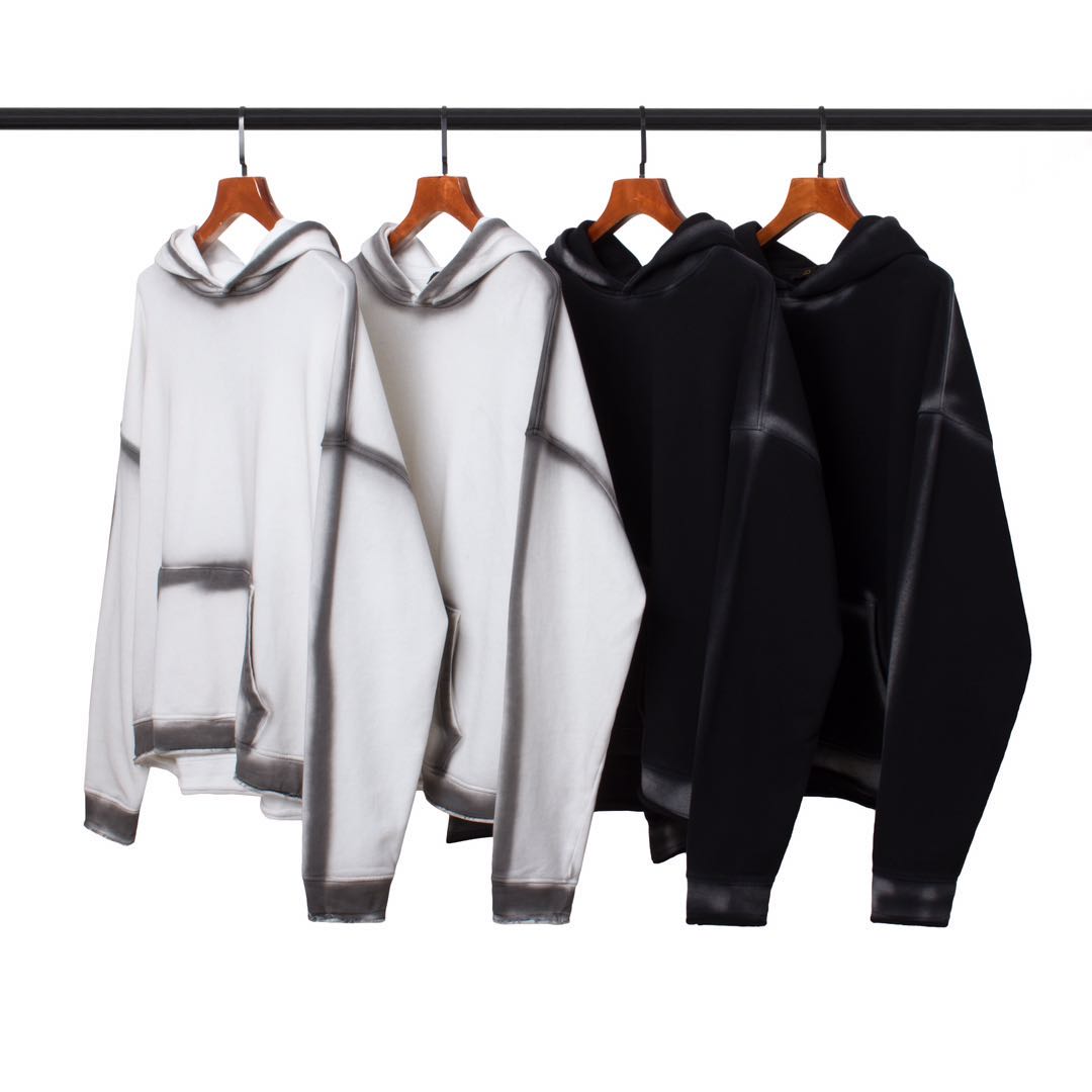 Graffiti Inkjet Wash Water Hooded Jacket Dark High Street