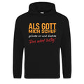 Letter Printed European And American Plus Velvet Hooded Sweater