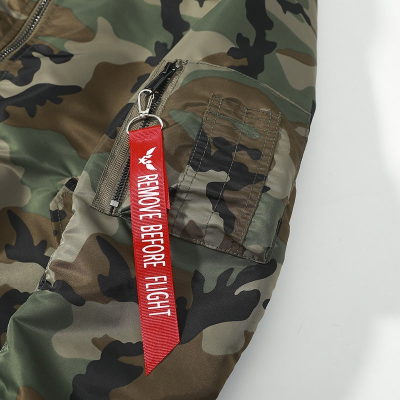 New Thickened Camouflage Autumn And Winter Coat Men's Plus Size