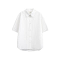 Retro Simple Loose Shirt Short Sleeve