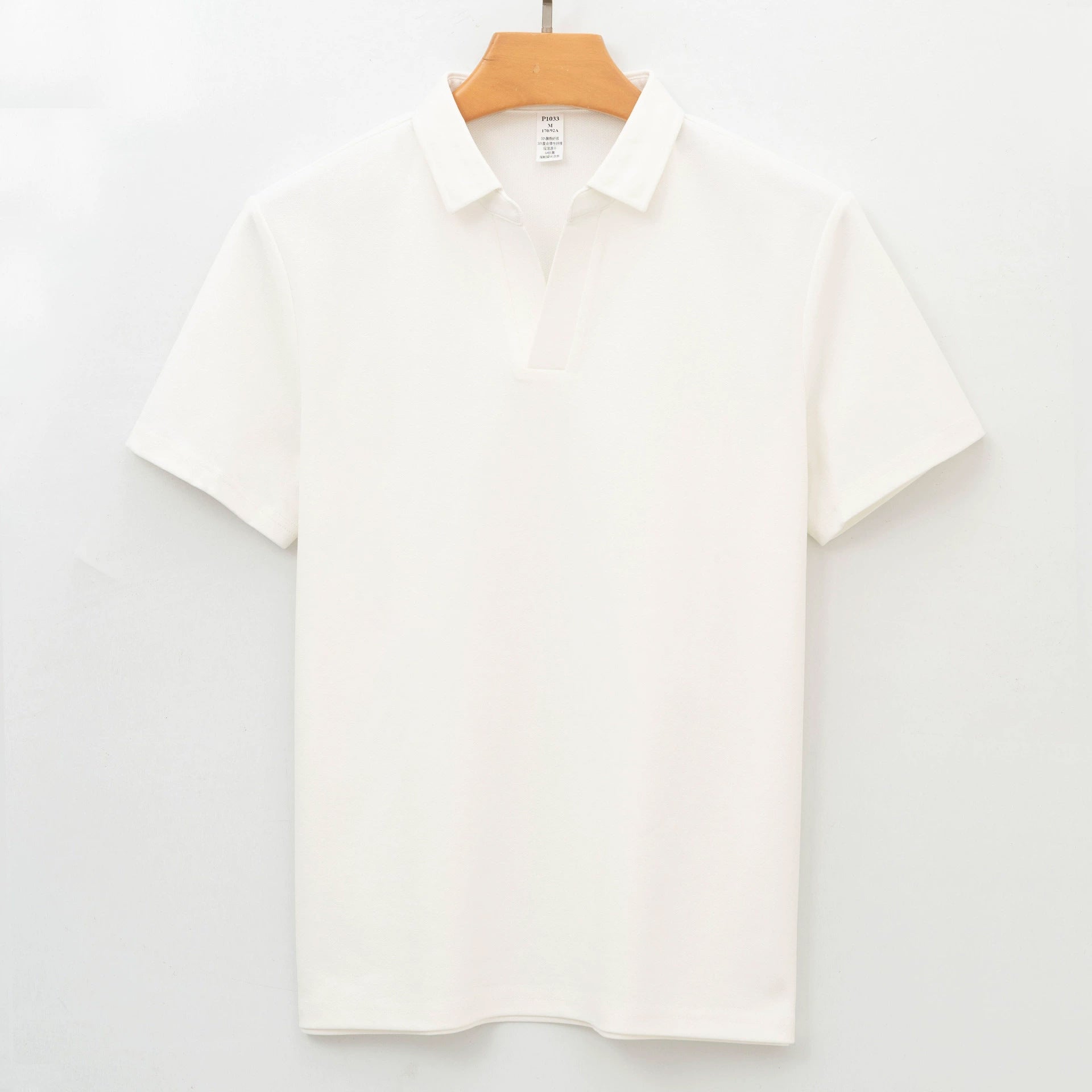 Collar Sports Seamless Polo Shirt Men's T-shirt Antibacterial Breathable Quick-drying Lapel Short Sleeve