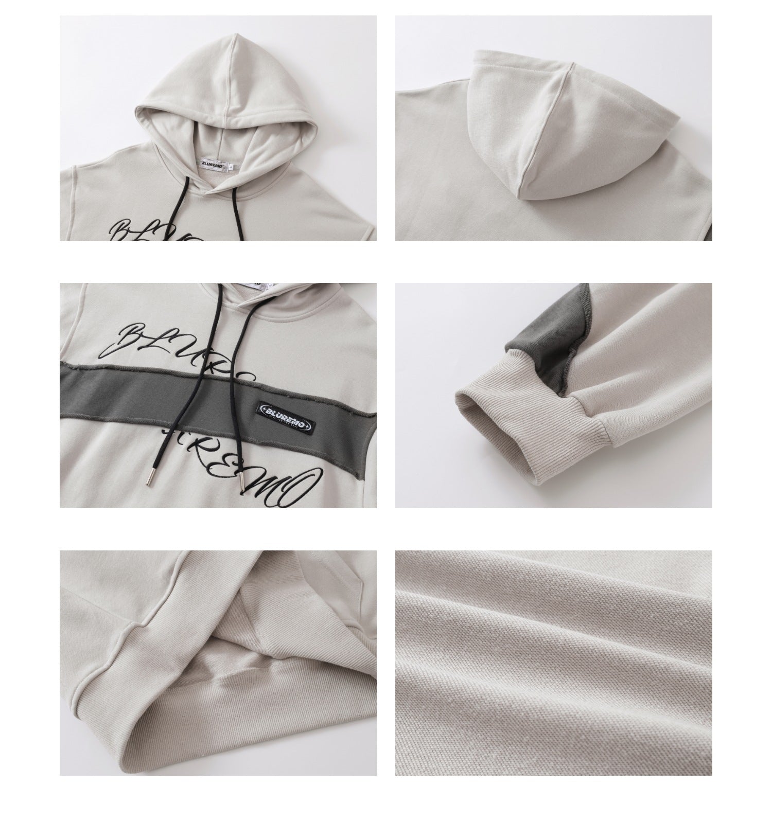 Hooded Burr Loose Long Sleeve Sweatershirt