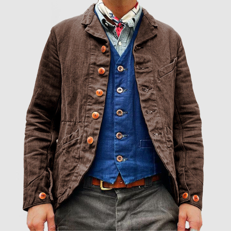 Men's Denim Heavy Industry Wash Jacket
