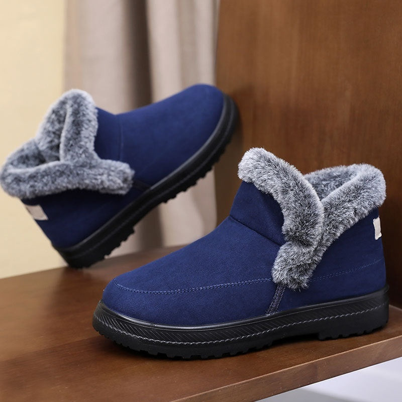 Women's Large Size Cotton Boots Plus Velvet Thickened Outdoor Leisure