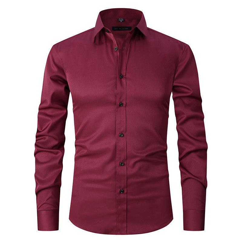 Stretch Long Sleeve Shirt Men's Work