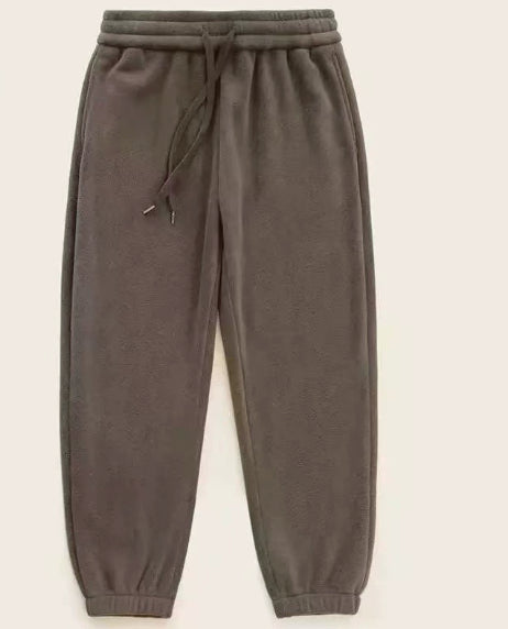 Men's Double-sided Fleece Outerwear Jogger Pants