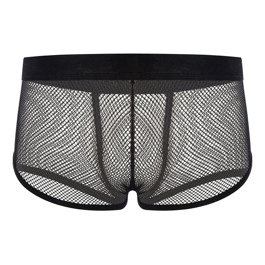 Men's Underwear Mesh Breathable Boxers Transparent