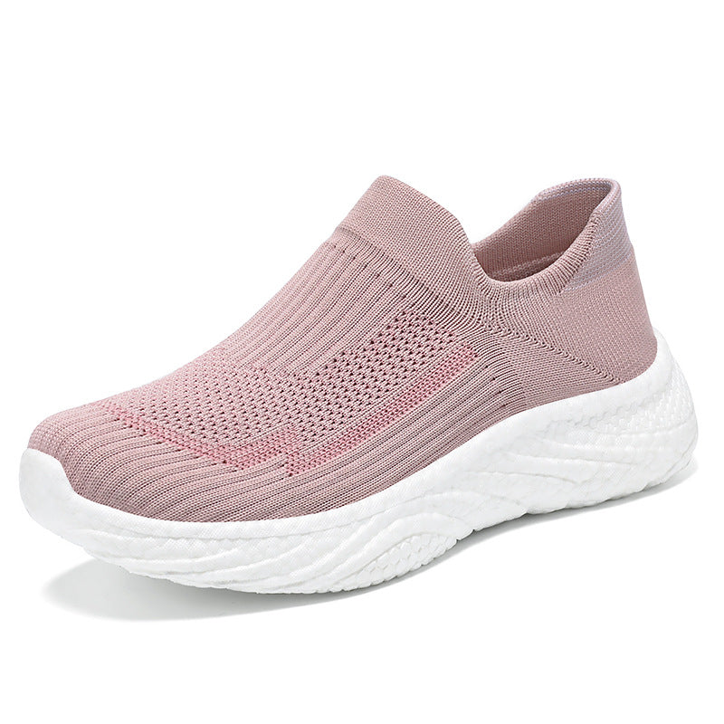 New Flying Woven Women's Shoes Men's And Women's Casual Shoes