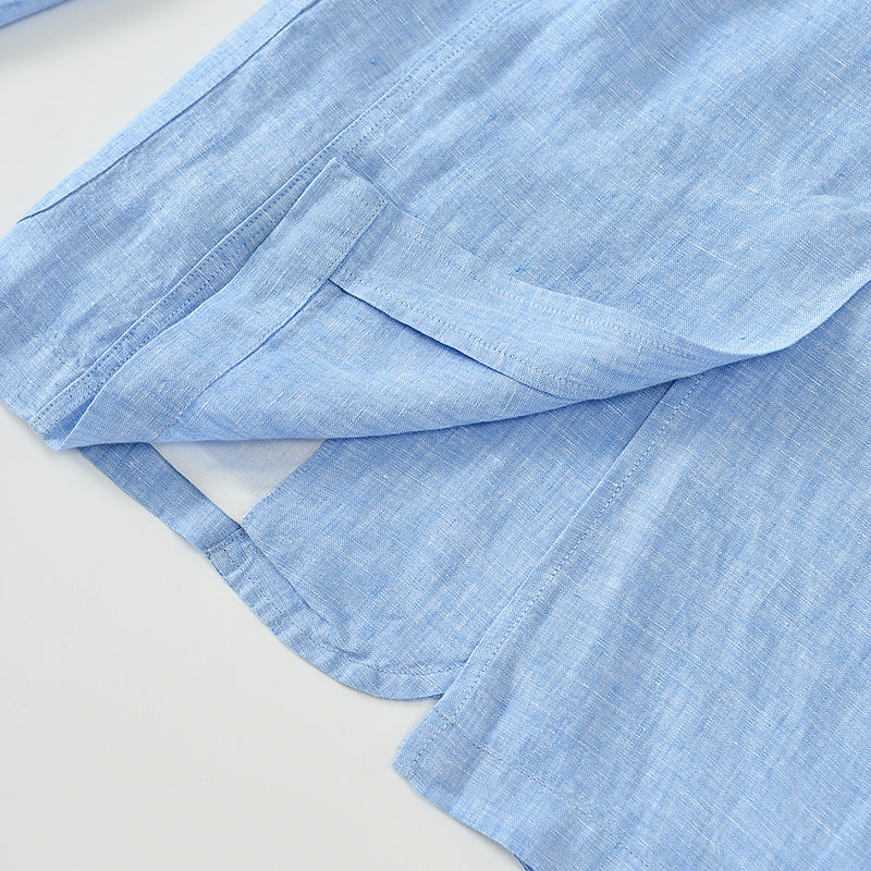 Linen Suit Thin Coat For Men