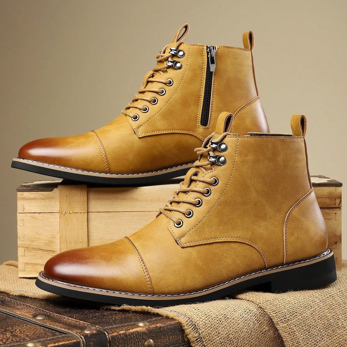 Fashion Business Casual Men's Martin Boots
