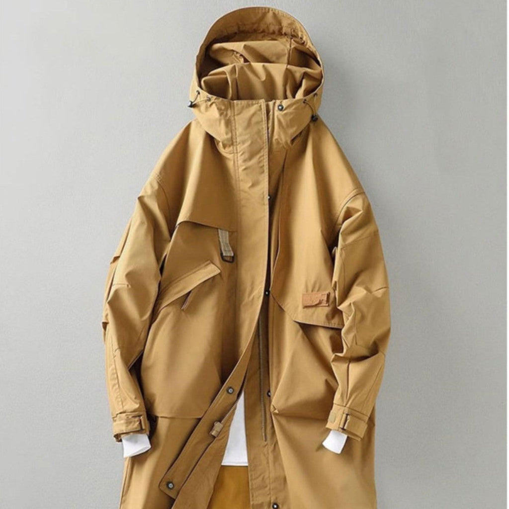 Trench Coat Men's Spring And Autumn Mid-length