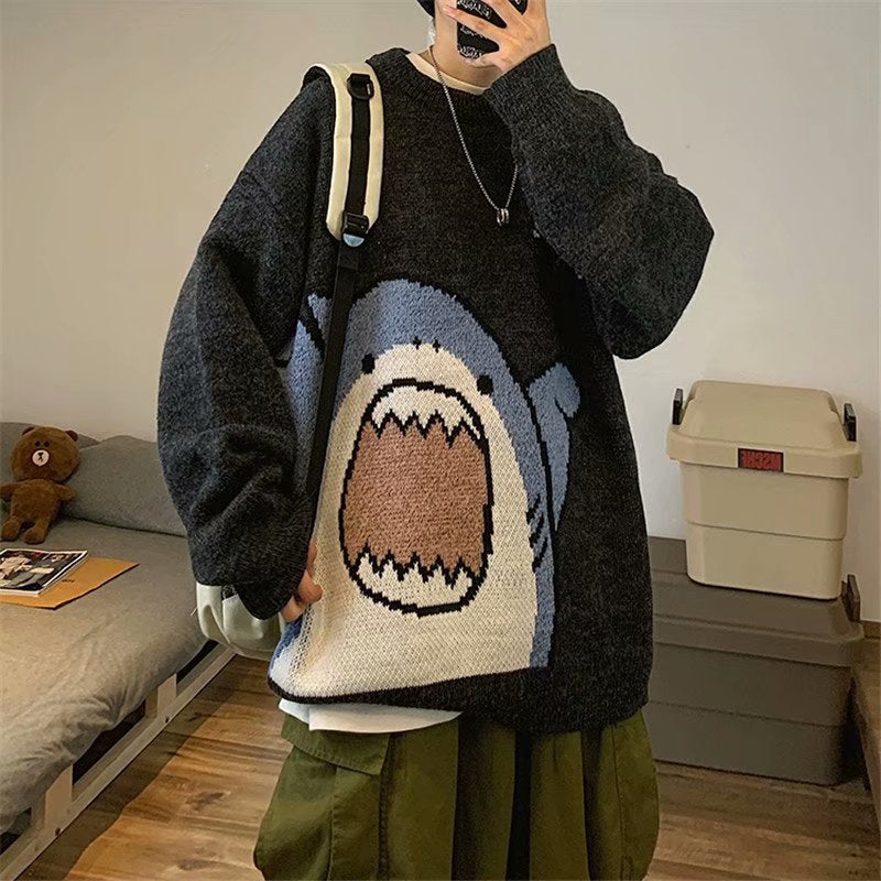 Autumn And Winter Thick Loose Personality Base Sweater